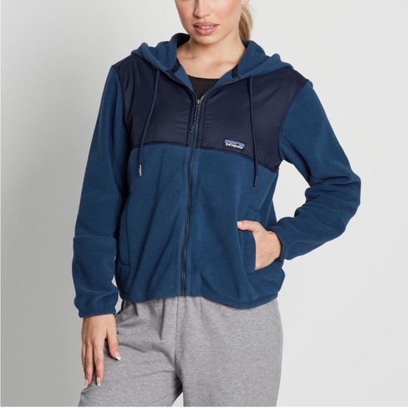 Patagonia Jackets & Blazers - NWOT Patagonia Microdini Fleece Hoodie Sz S Women's Tidepool Blue